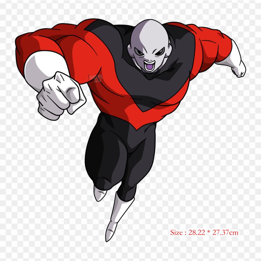 Patches For Clothes Bag Iron On Thermal Stickers Dragon Ball Super Jiren Goku Frieza Pattern Washable Heat Transfer