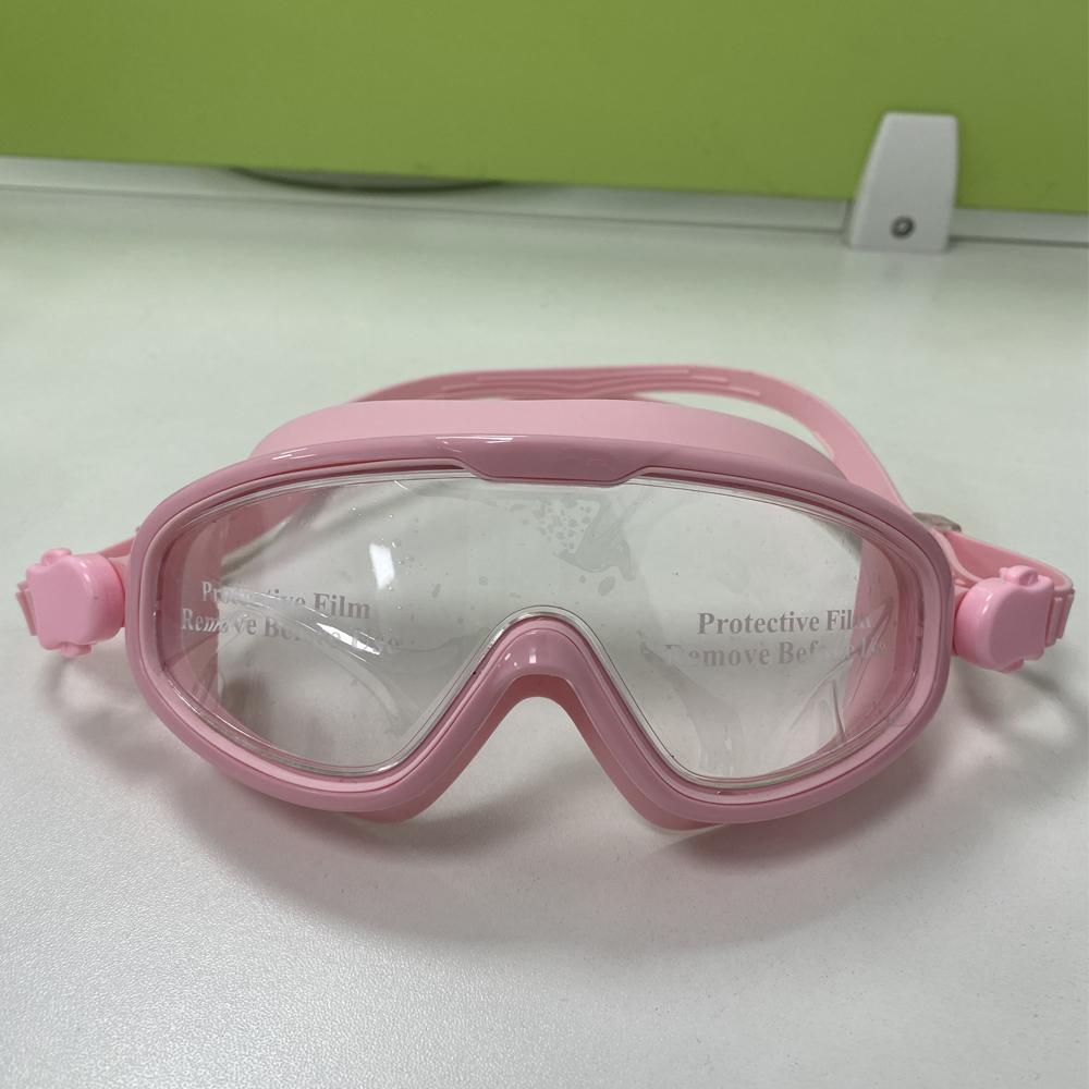 Big Frame Swimming Goggles, Anti Fog Swim Goggle for Men Women, Free-diving Mask, Silicone Waterproof Swim Glasses