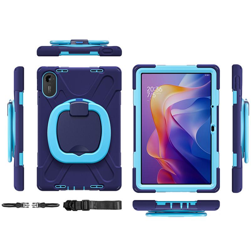 For Xiaomi Redmi Pad2 11" SE 8.7 Pro 12.1" POCO Pad 12.1 Inch Shockproof PC Rugged Tablet Case Pull Ring Stand Strap Cover Funda