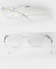 GM Style Korean Women's Square Glasses, Anti-Blue Light Myopia Compatible, Makeup Essential.