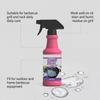 Grill Cleaner Degreaser 120ml with Cleaning Sponge and Cloth for BBQ Grill Grates Racks Stubborn Grease Stain Removal Powerful Cleaning Solution
