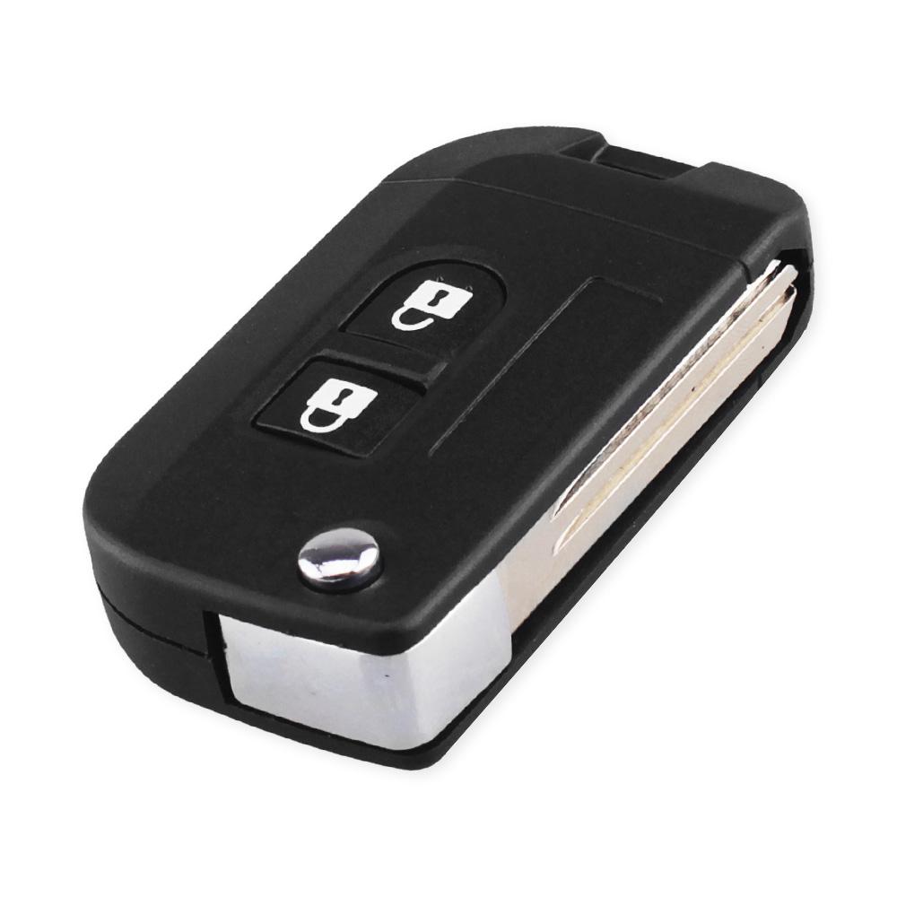 2 кнопки откидной складной чехол для дистанционного ключа автомобиля чехол для Nissan Qashqai Primera Micra Navara Almera Note Sunny