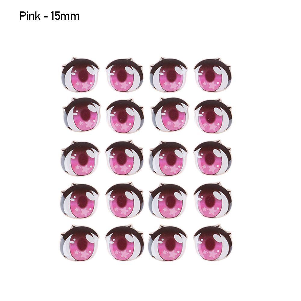 Stars Yellow/Pink/Blue Face Organ Paster Cartoon Eyes Stickers Anime Figurine Doll Eye Chips Paper