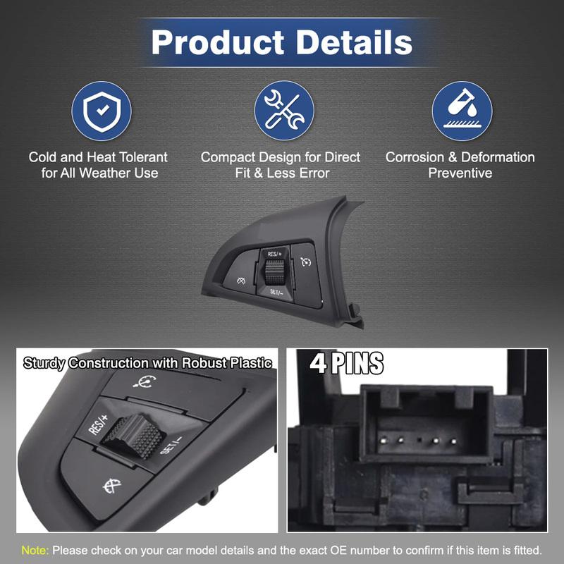 For Chevy Cruze 2009-2014 Mai Rui Bao 2012-2016 Cruise Control Switch Multifunction Steering Wheel Switch 96892140 96892135