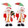 Musical Santa Claus Umbrella Toy - Christmas Gift Decoration Ornament