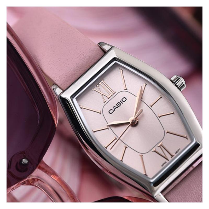 Casio Серия STANDARD, ретро, элегантные, модные и простые, кварцевый механизм, кожаный ремешок, японские и корейские часы, женские часы, LTP-E167L-4A