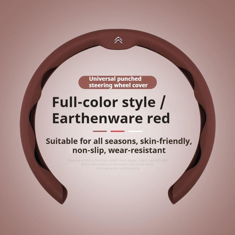 For Citroen C1 C2 C3 C4 C5 C6 VTS Xsara C-Crosser Berlingo Jumpy Anti slip breathable Car Steering Wheel Cover Auto Accessories ale256