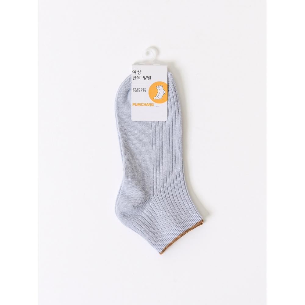 Носки женские DaiSo S Border Hem, синие