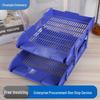 Dual-Layer Movable Large-Capacity Plastic Desktop Organizer Tray