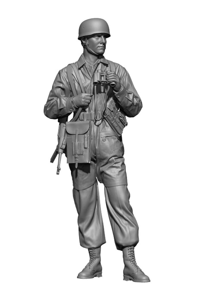 H3 Model WW2 German Battlefield Inspection Resin Kit HS24087 1/24 Fallschirmjäger #2 (person)