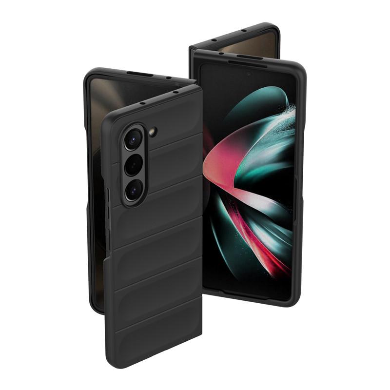Для Samsung Galaxy Z Fold5 Чехол Samsung Galaxy Z Fold5 4 3 5G Накладка Роскошный Матовый ПК Ударопрочный Защитный Жесткий Чехол для Телефона Задняя Крышка