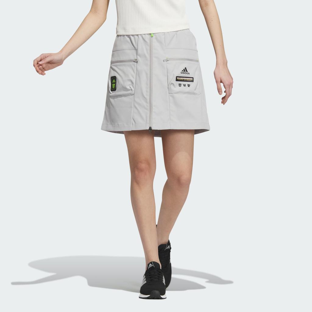 adidas Трансформеры Юбка-карго Женская Светло-серая IK3481