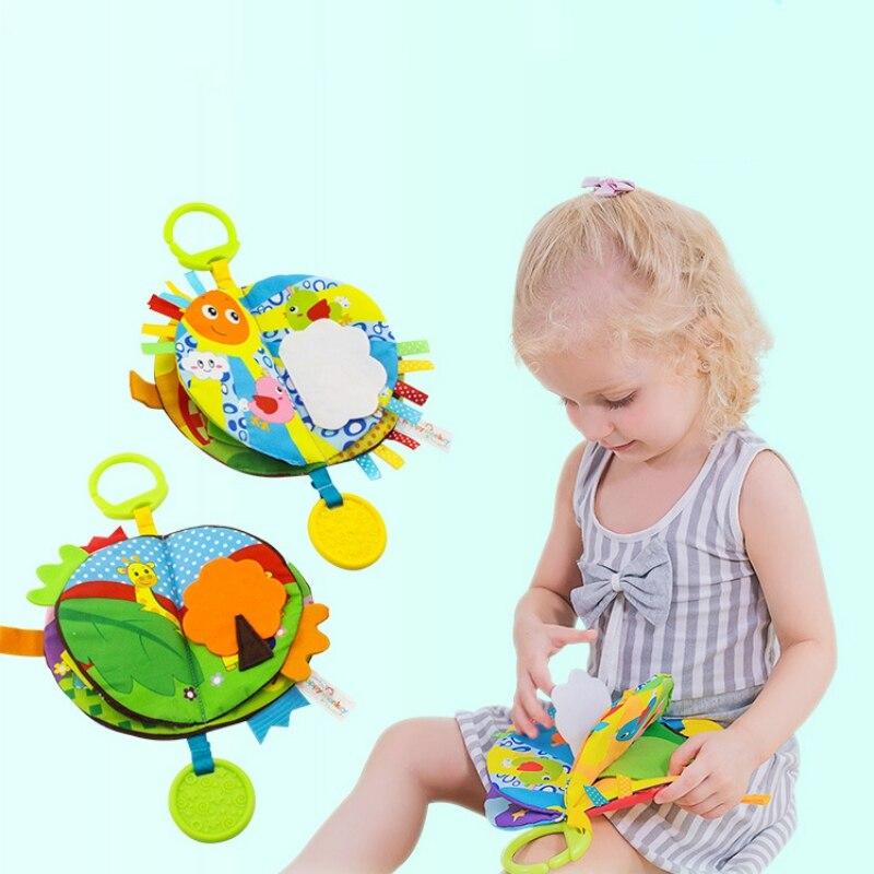 Детские тканевые книги, игрушки для раннего образования, мятая тканевая книга для малышей, младенцев и детей, идеально подходит для детского душа