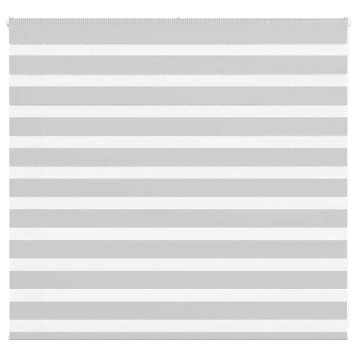 VidaXL Store Zebra Light Grey Fabric Width 150.9 Cm Polyester, Zebra Roller Blind, Zebra Blind for Window, Blind 4014428