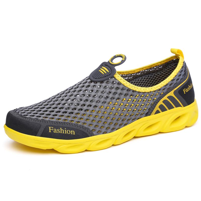 Unisex Footwear Lightweight Hollow Out Casual Sport Shoes In Mesh Water Shoes
