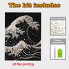 Pearl Terrifying Waves DIY Diamond Art Kits 15.7x19.6inch Gem Art Diamond Painting Kits Without Frame for Adults Gift Idea Home Wall Decor
