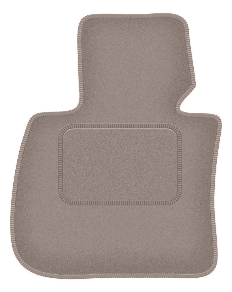 Beige driver's mat for: BMW X1 F48 FL SUV (2015-)