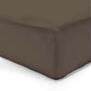Fitted Sheet - SERENA - 180x200 Cm - Brown - 100% Cotton - 25 Cm Pocket