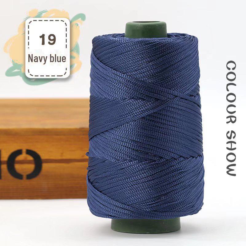 Легкая мерсеризованная хлопковая и льняная нить для шляп, обуви, сумок, подушек. Идеально подходит для изделий ручной работы с усовершенствованной шелковой нитью.