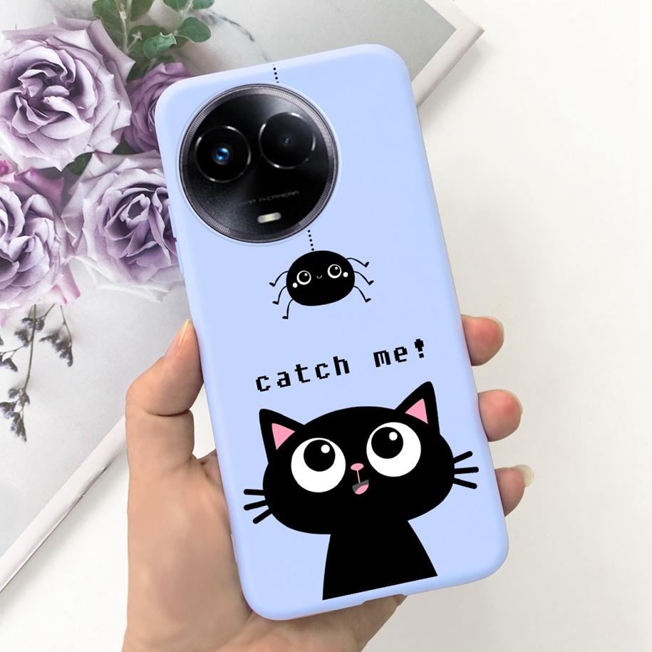 Ударопрочный Чехол Для Realme 11 5G / Realme 11X Чехол На Телефон Модный Девушки Мягкий Силикон Funda Для Realme11 11 X 2023 RMX3785 Coque