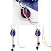 Fashion Woolen Sweater Chain Jewelry With Crystal Tulip Pendant For Womens Casual Style