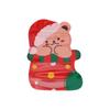 25Pcs Christmas Gift Bags Thickened PP Waterproof Seal Packaging Christmas Tree/bear Shaped Bag for Kids Holiday Party & Biscuit Gift Packaging