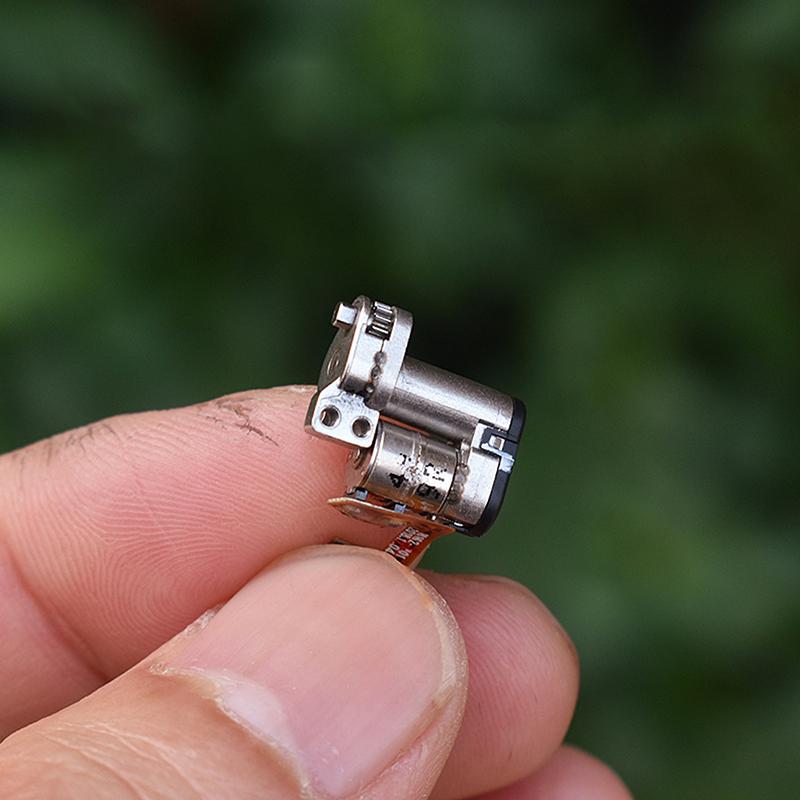 1 шт. 2-фазный 4-проводной 1,6 мм плоский вал микро прецизионный шаговый двигатель планетарный металлический редуктор шаговый двигатель