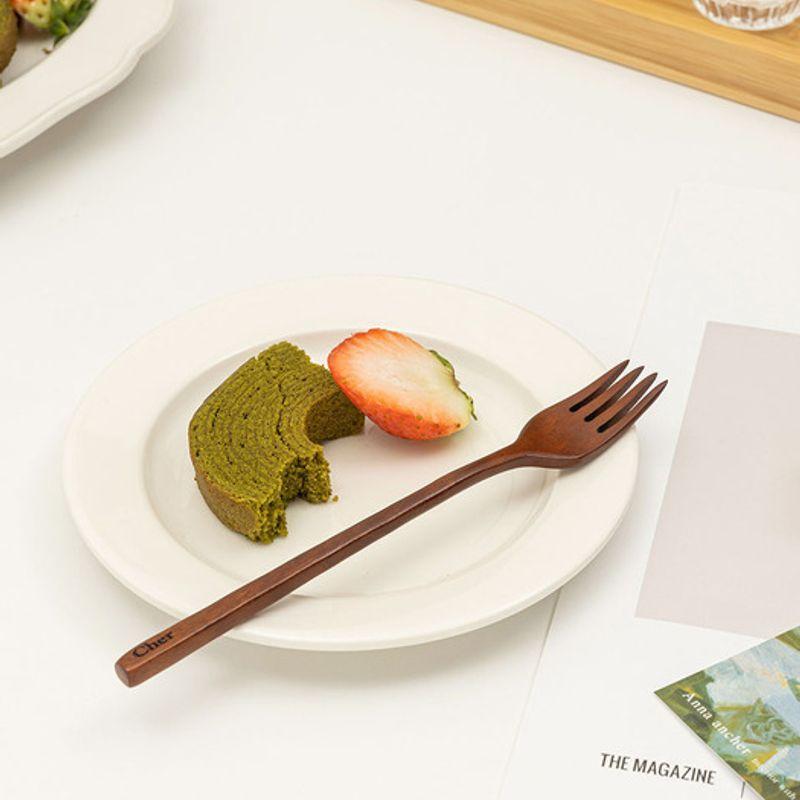 CHER Wood Dessert Fork