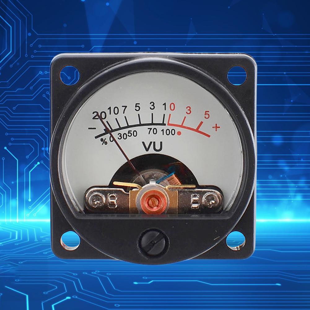 500UA Panel VU Meter Warm Back Light Recording VU Meter Audio Level Amp Meter