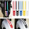 High-Visibility Reflective Arrow Motorcycle Fender Stickers Multi-Color Chevron Safety Decals for Electric Bikes, Durable Weather-Resistant