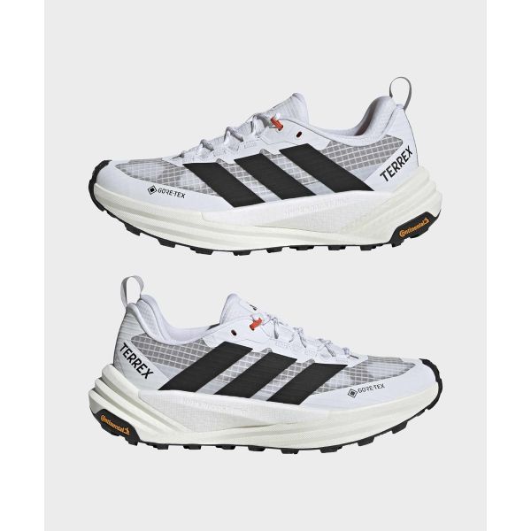 adidas Кроссовки Terrex Freehiker 3 Low GORE-TEX Бело-Черные Унисекс Облачно-Белые Основной Черный KI8275