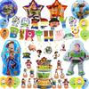 Orinice Toy Story Birthday Decorations, Character Balloons, Birthday Balloons, Kids Birthday Decorations, Happy Birthday Banner, Hanging Swirl,