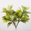 Plastic Artificial Ficus Tree 35 Leaves Fake Ficus Tree Tropical Banyan Tree  Wedding Party Decor