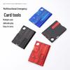 Карта-мультитул 8-в-1: Вскрыватель писем, отвертка и многое другое