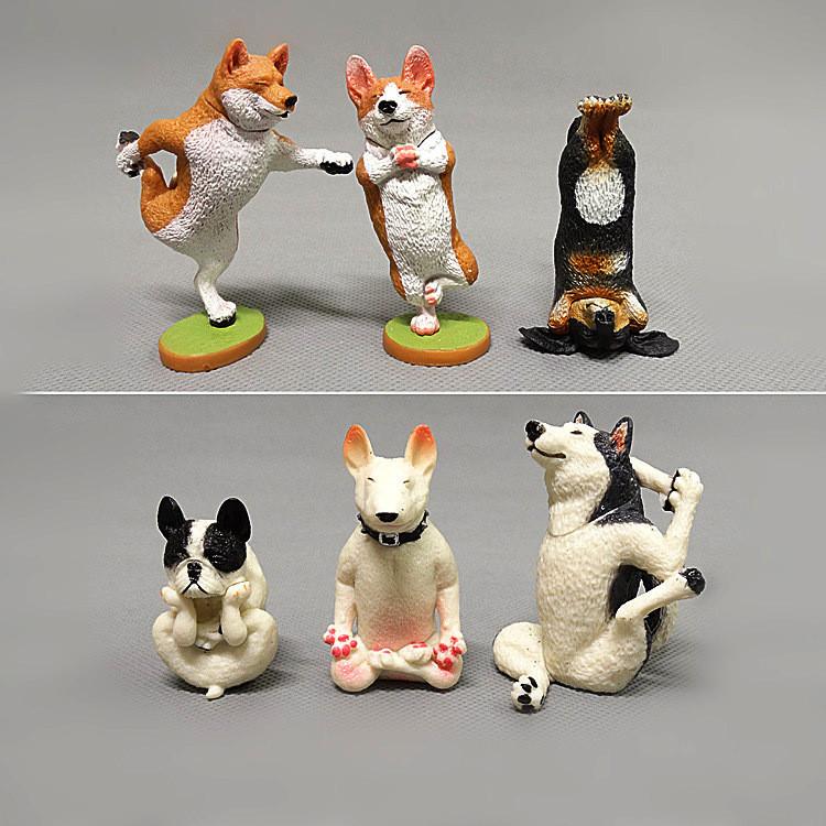 Pvc Bulldog Corgi Toy Model With Realistic Animal Features For Kids Room Decor