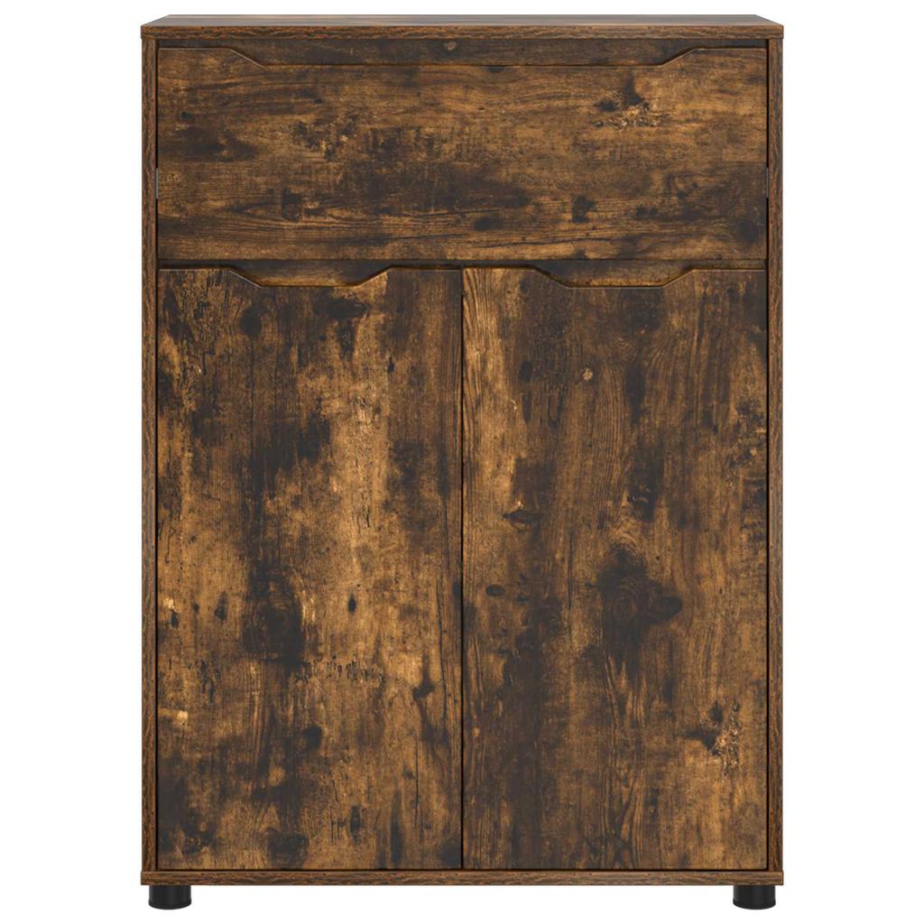 Bathroom Cabinet Smoked Oak 72.5 x 36.5 x 100 cm