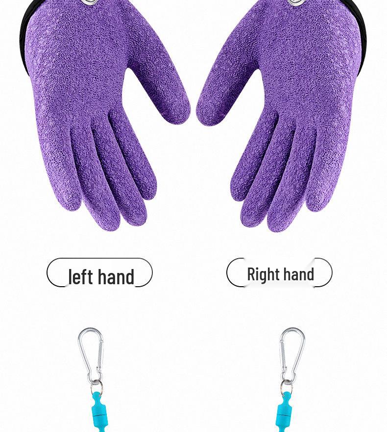 Утолщенные перчатки для ловли рыбы с защитой от проколов: Нескользящий, водонепроницаемый для морской и скальной рыбалки