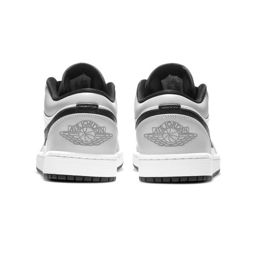 Jordan Air Jordan 1 Устойчивые к истиранию Устойчивые к истиранию Низкие Скейтбордические кроссовки Унисекс Черный Белый Серый 553558-132(Team162-SBOX)