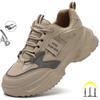 New Fashion  Women's Safety Shoes Sneakers Women Anti-smash Anti-puncture Security Boots Protective Shoes Breathable