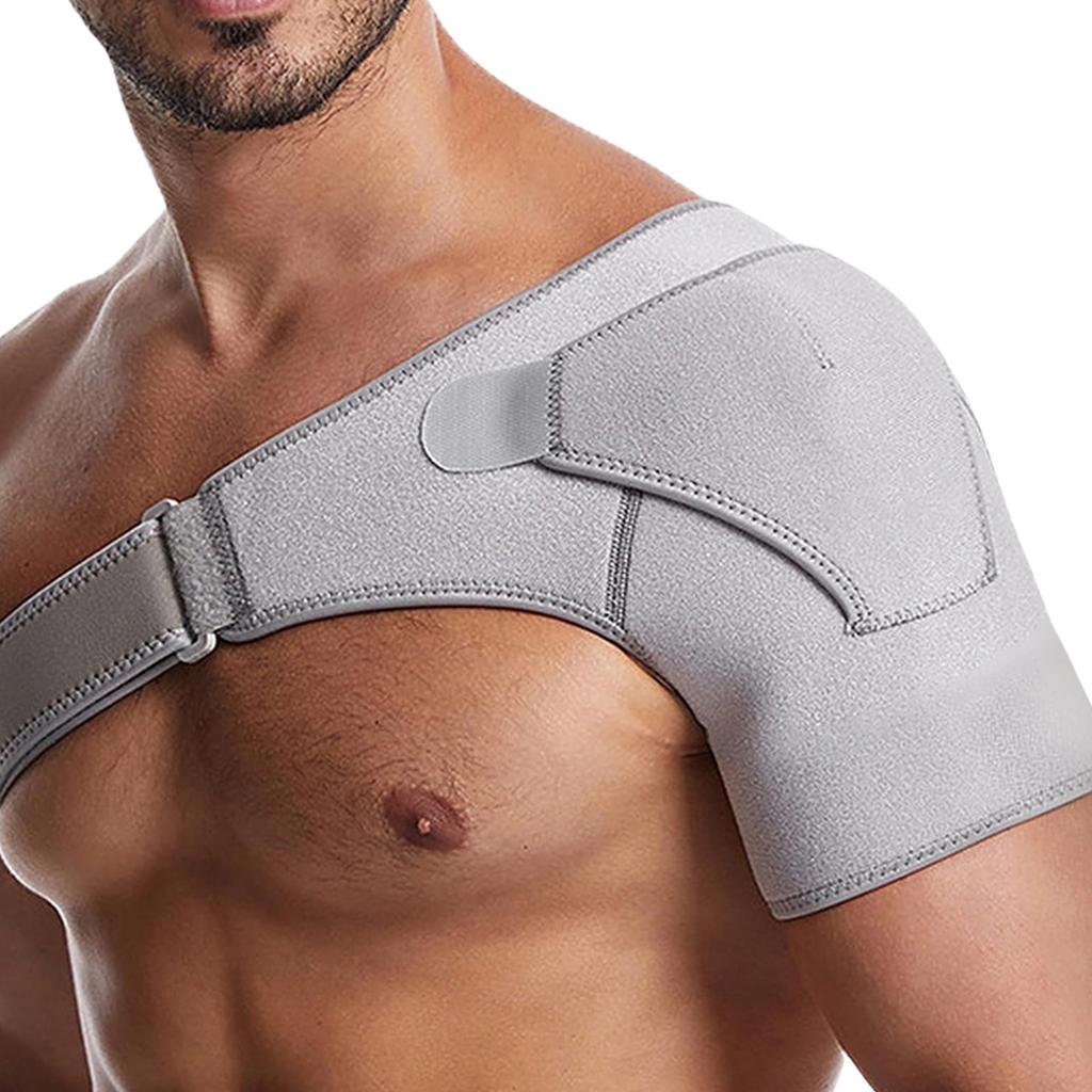 Recovery Shoulder Brace for Men and Women, Shoulder Stability Support Brace, Adjustable Fit Compression Shoulder Sleeve Wrap