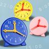 Children Montessori Clock Educational Toys Hour Minute Second Cognition Colorful Clocks Toys Kids Early Preschool Teaching Aids MYY