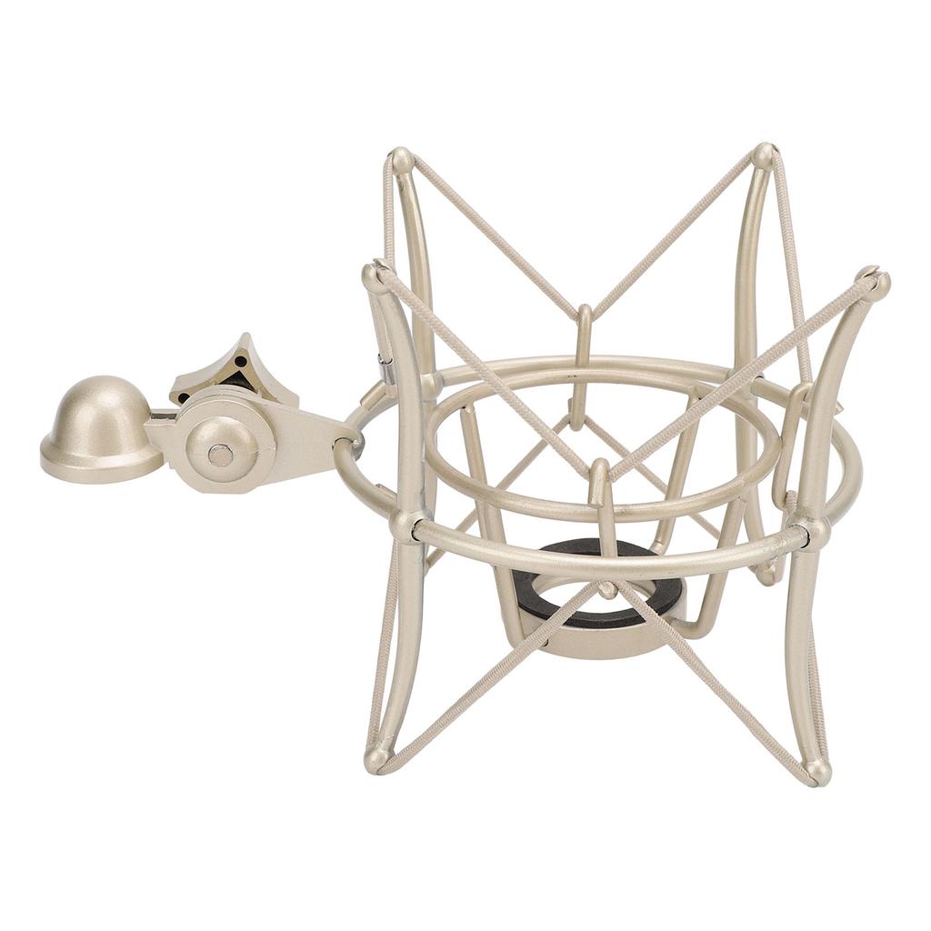 Microphone Shock Mount Zinc Alloy Anti Vibration Studio Mic Shockmount Stand Secure Support for Recording Station Studio