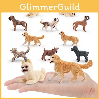 Модель ПВХ собаки боксер для детей, развивающая игрушка для коллекционеров, фигурка животного