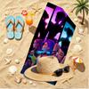 Singer Print Beach Towel, Versatile Lightweight Absorbent Beach Towel for Pool Surf Yoga Bathroom, Perfect Birthday Holiday Gift