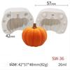 6 стилей в форме тыквы DIY свечи формы свечи 1 шт Ароматерапевтическая гипсовая свеча 3D силиконовая форма ручная работа арома воск мыло свечи формы