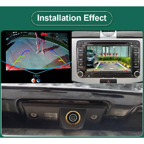 GreenYi 170° AHD 1080P Автомобильная камера заднего вида для VW Volkswagen Santana Polo(3C) Тигуан Туарег Пассат B4 B5 Шкода Фаби