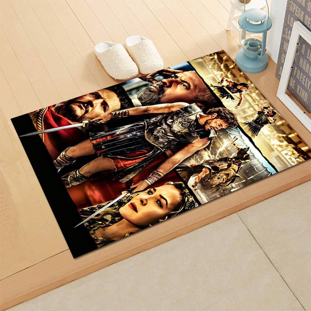Gladiator's Final Stand rug for living rooms, bedrooms, home décor, and as gifts.