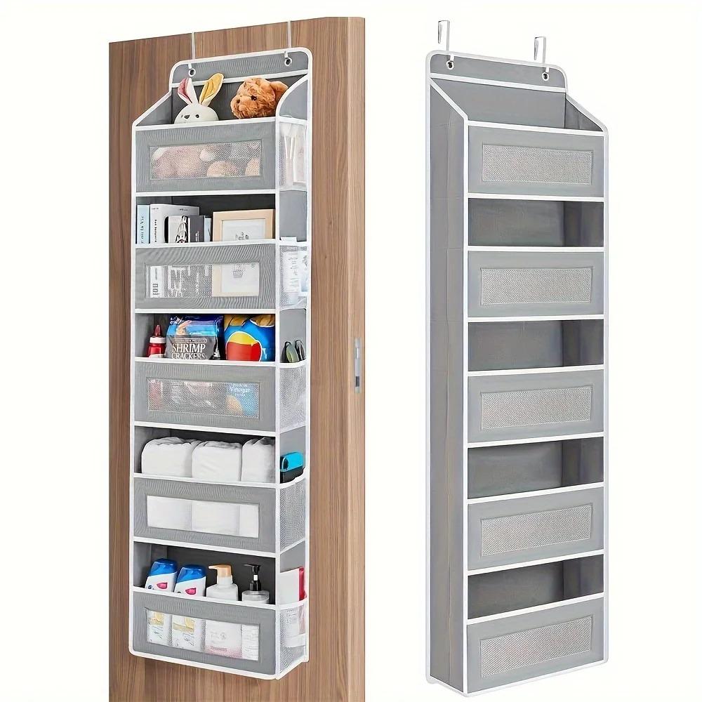 Hanging Storage Bag Multiple Pockets Wall Mounted Organizer Cosmetics Toys Sundries Household Items Space Saving Storage Rack