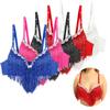 Womens Adult Belly Dancewear Clubwear Push-Up Latin Sequin Tassel Bra Tops Hot Party Dance Performance Costume