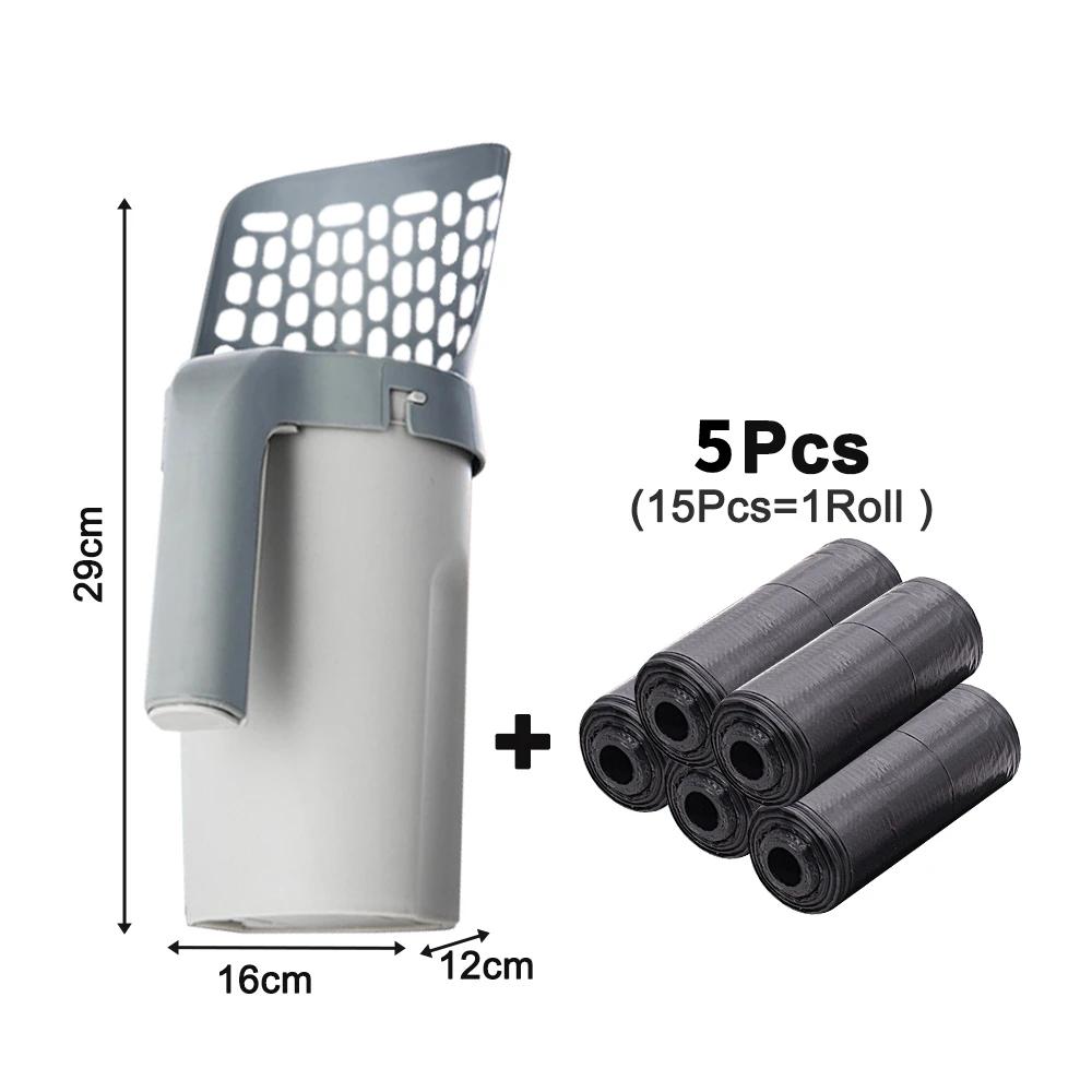 Лопата для кошачьего туалета, совок с мешком для наполнения, фильтр для домашних животных, очиститель туалета, мусоросборник, принадлежности для кошек, ящик для кошачьего туалета, самоочистка